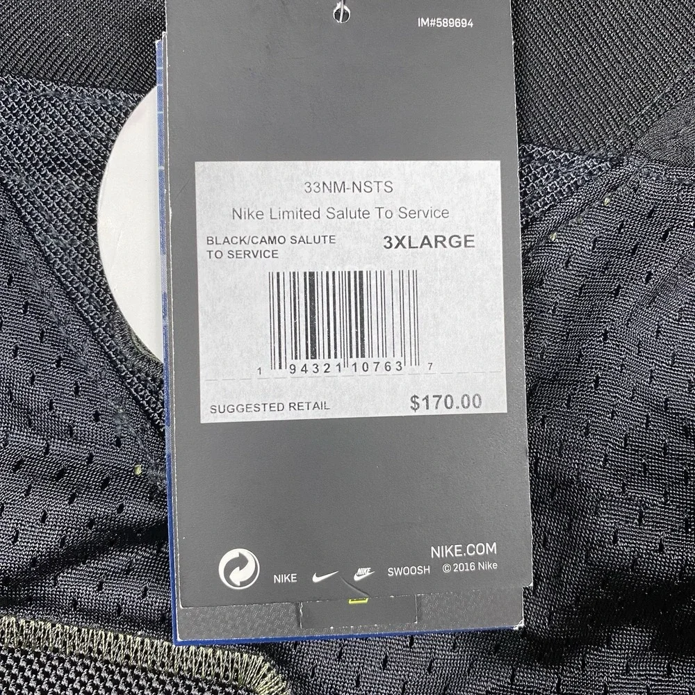 NEW‎ Nike Ezekiel Elliott Jersey #21 Salute to Service Cowboys NFL Mens 3XL $170 - Picture 8 of 9